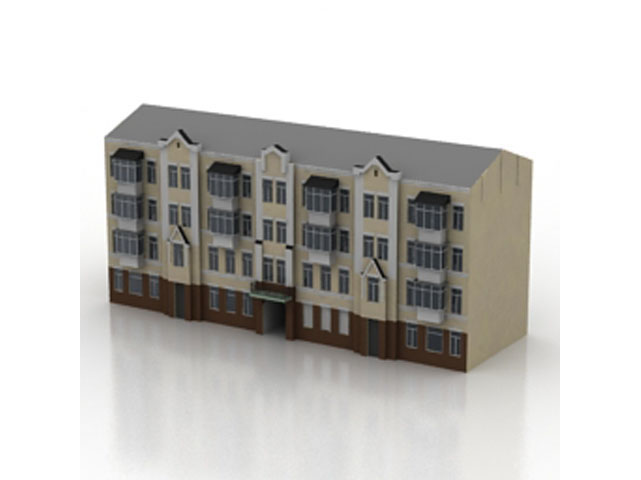 Free Building N5 3D model_1_1_1 For Architecture 3Ds Max Model Download